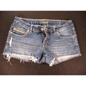 LEVIS  CUTOFF JEANS SHORTS Cut Off W 29 Denim Tag 16 Red Tab Daisy Duke LOW RISE